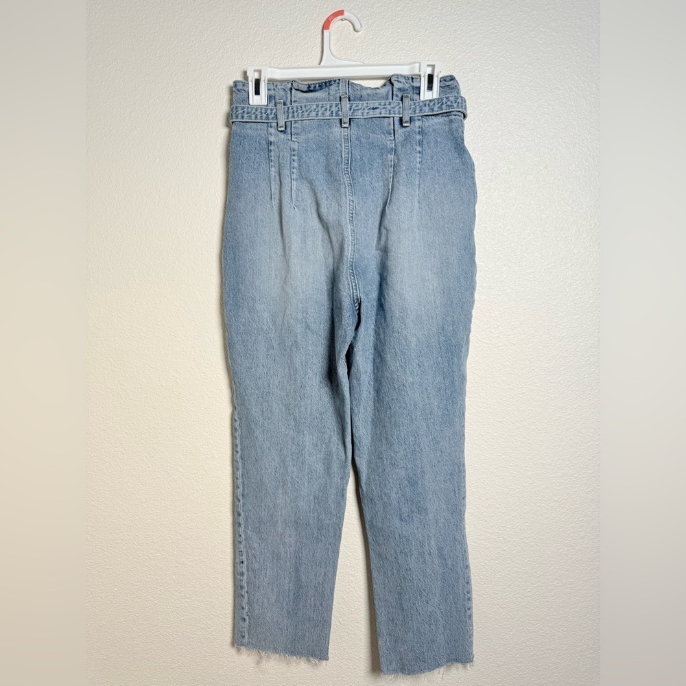 Abercrombie & Fitch Light Blue Denim High Rise Jeans with Belt Women’s Size 27/4 - Picture 6 of 7